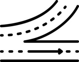 Liniensymbol für einfach vektor