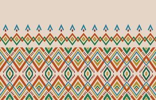 etnisk sömlös mönster. vektor geometrisk stam- afrikansk indisk traditionell broderi bakgrund. bohemisk mode. ikat tyg matta batik prydnad sparre textil- dekoration tapet boho stil