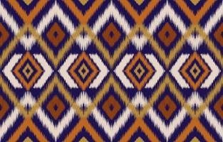 ethnisches nahtloses Muster. vektorgeometrischer stammesafrikanischer indischer traditioneller stickereihintergrund. böhmische Mode. Ikat Stoff Teppich Batik Ornament Chevron Textil Dekoration Tapete Boho Style vektor