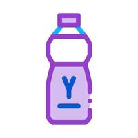 Flasche Trinkjoghurt Symbol Vektor Umriss Illustration