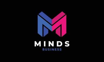 logo minimalis netzwerk freundschaft und business vektor