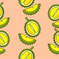 Durian premie mönster vektor illustration