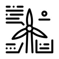 Parsing Studie Windmühle Symbol Vektor Illustration