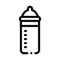 Babyflasche Symbol Vektor Umriss Illustration