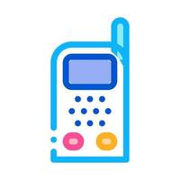 babyphone symbol vektor umriss illustration