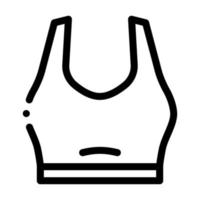sport unterwäsche symbol vektor umriss illustration