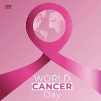 World Cancer Awareness Day vektor