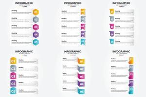 die vektorillustrationen in diesem set eignen sich ideal zum erstellen von infografiken für werbezwecke. Broschüren. Flyer. und Zeitschriften. vektor