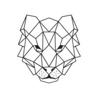 Tiger-Lowpoly-Illustration vektor