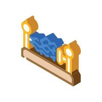 elektromagnetisk enhet isometrisk ikon vektor illustration