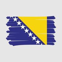 bosniens flaggborste vektor