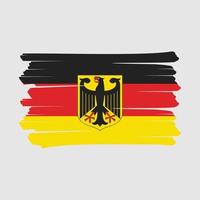 deutschland flagge bürste vektor