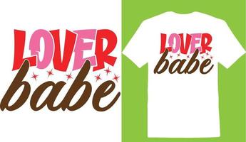 Liebhaberbaby-Valentinstag-T - Shirt vektor