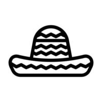 cinco de mayo urlaubslinie symbol vektorillustration vektor