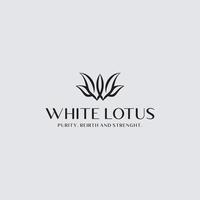 kreativ minimal brev w blomma logotyp design, w lotus logotyp design vektor