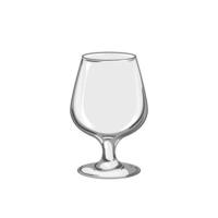 bar cocktail glasögon tecknad serie vektor illustration
