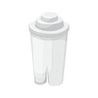 Filtration Wasserfilter Farbe Symbol Vektor Illustration