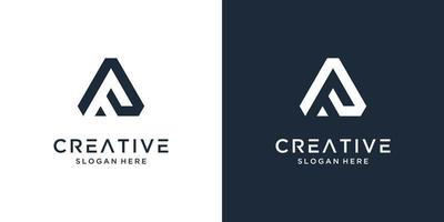 kreativer brief eine inspiration für das logo-design vektor