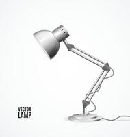 realistische detaillierte 3d-lampe vintage. Vektor