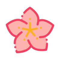 Lotusblüte Symbol Vektor Umriss Illustration