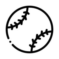 Baseball Ball Symbol Vektor Umriss Illustration