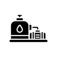 Öltank-Symbol für Ihre Website, Ihr Handy, Ihre Präsentation und Ihr Logo-Design. vektor