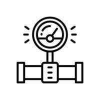 Ölzähler-Symbol für Ihre Website, Ihr Handy, Ihre Präsentation und Ihr Logo-Design. vektor
