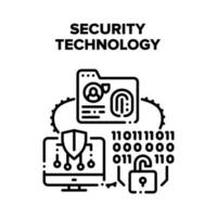 digitales Sicherheitstechnologie-Vektorkonzept vektor
