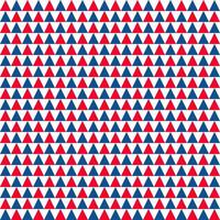 amerikan patriotisk sömlös mönster. USA traditionell bakgrund. röd blå vit triangel- bakgrund. vektor mall för tyg, textil, tapet, omslag papper, etc