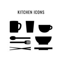 verklig vektor kök redskap ikon - bestick ikon