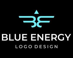 Seien Sie Briefmonogramm, Logodesign des Energieunternehmens. vektor