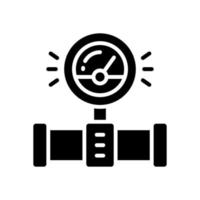 Ölzähler-Symbol für Ihre Website, Ihr Handy, Ihre Präsentation und Ihr Logo-Design. vektor