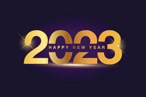 Frohes neues Jahr 2023 Banner und Poster vektor