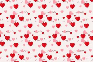 mönster med geometrisk element i röd tona valentine hjärta mönster. abstrakt lutning bakgrund vektor