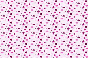 Muster mit geometrischen Elementen in Rosatönen. abstrakter Hintergrund mit Farbverlauf vektor