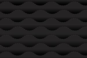 Muster von Ledersitzen in Schwarztönen, Farbverlauf abstrakter Hintergrund für Design vektor