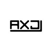 axj brev logotyp kreativ design med vektor grafisk, axj enkel och modern logotyp.