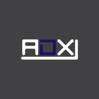 adx brev logotyp kreativ design med vektor grafisk, adx enkel och modern logotyp.