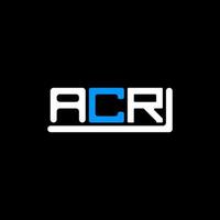 acr brev logotyp kreativ design med vektor grafisk, acr enkel och modern logotyp.