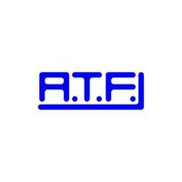 atf brev logotyp kreativ design med vektor grafisk, atf enkel och modern logotyp.