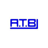 kreatives design des atb-buchstabenlogos mit vektorgrafik, atb-einfaches und modernes logo. vektor