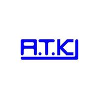 atk brev logotyp kreativ design med vektor grafisk, atk enkel och modern logotyp.