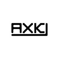 axk letter logo kreatives design mit vektorgrafik, axk einfaches und modernes logo. vektor