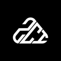 ZCI Letter Logo kreatives Design mit Vektorgrafik, ZCI einfaches und modernes Logo. vektor