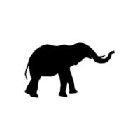 elefant ikon. enkel stil safari resa byrå stor försäljning affisch bakgrund symbol. varumärke logotyp design element. t-shirt utskrift. vektor för klistermärke.