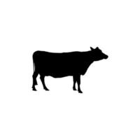 Kuh-Symbol. einfache art ländliche produkte großes verkaufsplakat hintergrundsymbol. kuhmarkenlogo-gestaltungselement. Bedrucken von Kuh-T-Shirts. Vektor für Aufkleber.