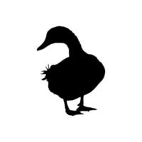 Ente-Symbol. einfaches zoologisches gartenticket großes verkaufsplakathintergrundsymbol. Entenmarkenlogo-Gestaltungselement. Enten-T-Shirt bedrucken. Vektor für Aufkleber.