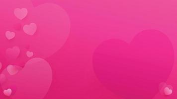 hjärta kärlek vektor bakgrund. valentine ram. rosa hjärtan bakgrund. kärlek bakgrund design illustration. valentine bakgrund. kärlek hjärta. abstrakt rosa bakgrund.
