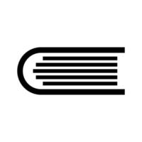 offenes Buchsymbol isoliert auf weißem Hintergrund, Buchsymbol-Vektordesignkonzept, Buchvektorsymbol modernes und einfaches flaches Symbol vektor