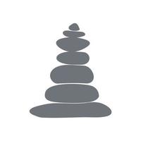 sten balans logotyp vektor